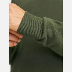 Jack &amp; Jones Emil strik crew neck olive night