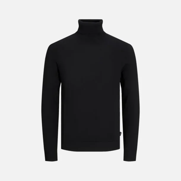 Jack &amp; Jones Emil strik rullekrave sort