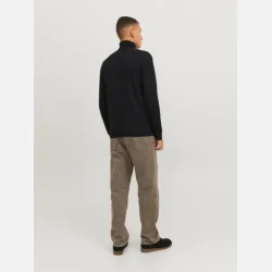 Jack &amp; Jones Emil strik rullekrave sort