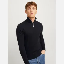 Jack &amp; Jones Emil strik half zip sort