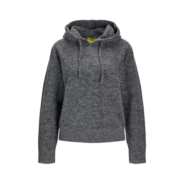 JJXX Evi strik hoodie dark grey melange