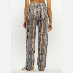 Liberte Essentiel Croc Pants Blue Creme Stripe 