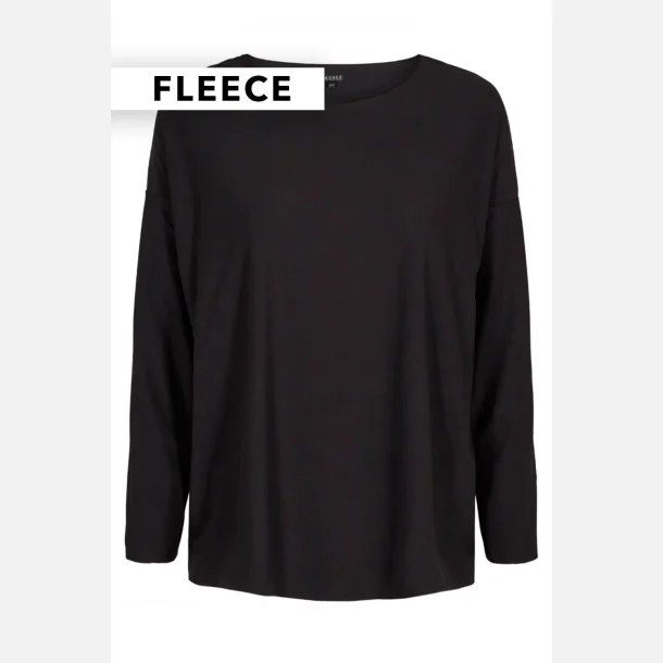 Liberte Essentiel Alma bluse fleece sort