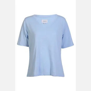 Liberte Essentiel Ulla SS Vneck Tshirt Baby Blue