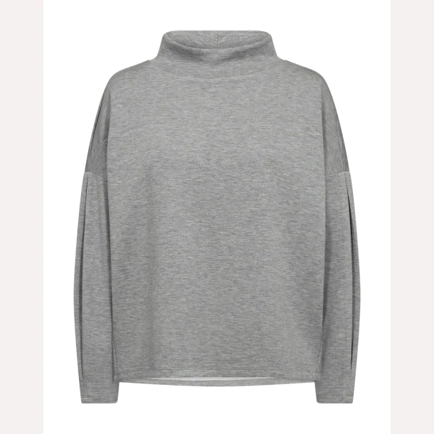Freequent Brody Tee Medium Grey Melange