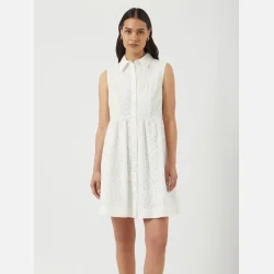 YAS Holi SL Shirt Dress Star White
