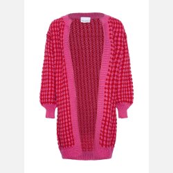 Noella Gio cardigan pink red mix
