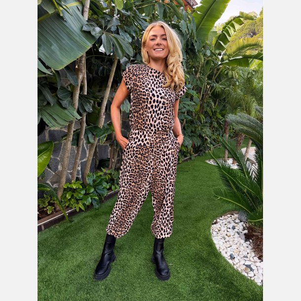 PREORDER Liberte Essentiel Alma Hareem Pants Lux Leo Neon Orange