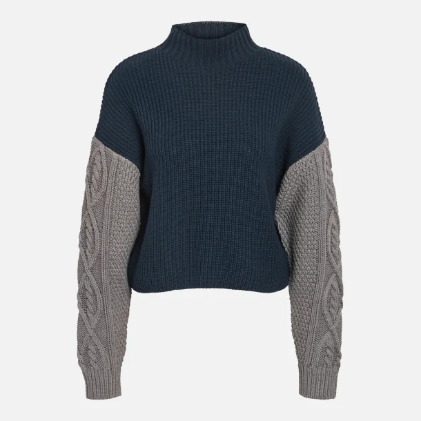 Noisy May Haysa High Neck Cable Knit