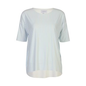 Liberte Essentiel Alma t-shirt blue creme stripe