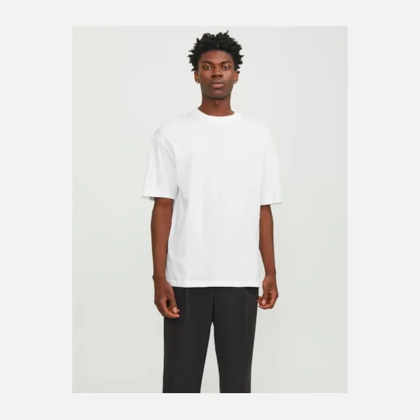 Jack &amp; Jones Bradley tee rund hals hvid