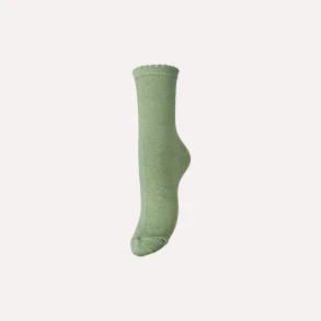 Pieces Sebby Glitter Long Socks Sprucestone