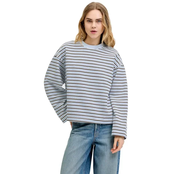 JJXX Sophia stripe boxy sweat