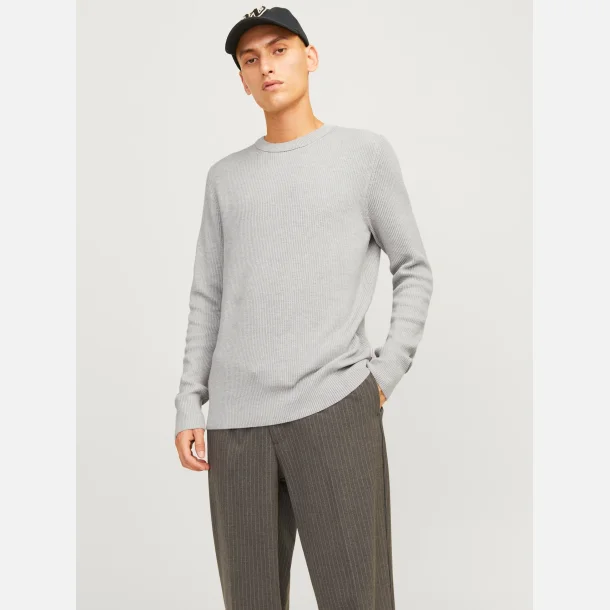 Jack and Jones Perfect knit crew - vlg imellem flere farver