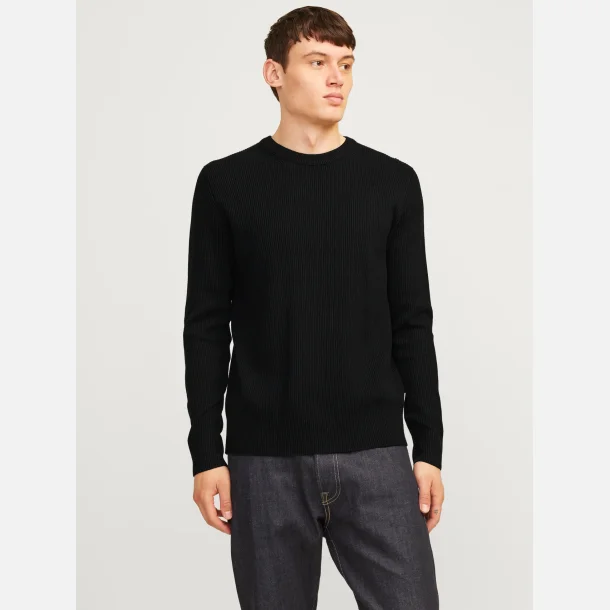 Jack and Jones Perfect knit crew - vlg imellem flere farver