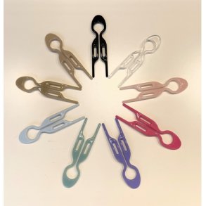 Shiny Jade hr pin vlg imellem mange farver