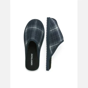 Jack and Jones Dudely Check Styd Navy Hjemmefutter