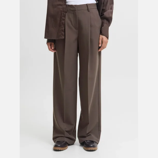 JJXX Ellis wide pants brun