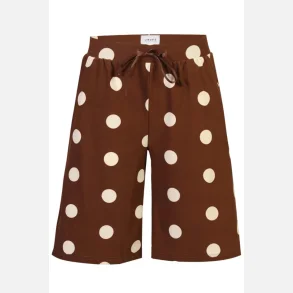 Liberte Alma Long Shorts Brown Creme Dot 