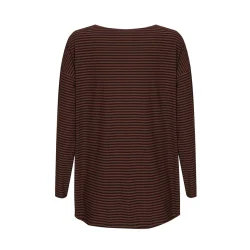 Liberte Essentiel Alma Bluse Espresso Stripe