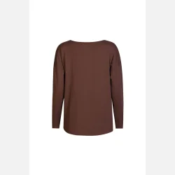Liberte Essentiel Alma LS Top Fleece Brown 