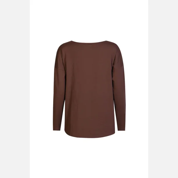 Liberte Essentiel Alma LS Top Fleece Brown 