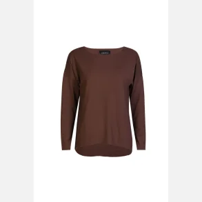 Liberte Essentiel Alma LS Top Fleece Brown 