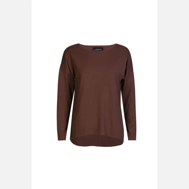 Liberte Essentiel Alma LS Top Fleece Brown 