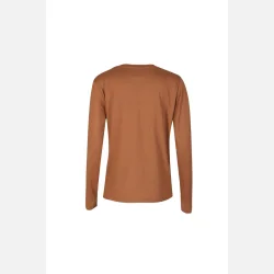 Liberte Essentiel Alma LS Twist Tshirt Milk Chocolate