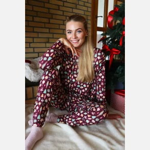 Liberte Essentiel Alma bluse Ballerina bordeaux