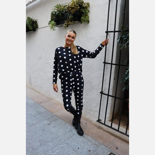 Liberte Essentiel Alma Bukser Black Big Dot