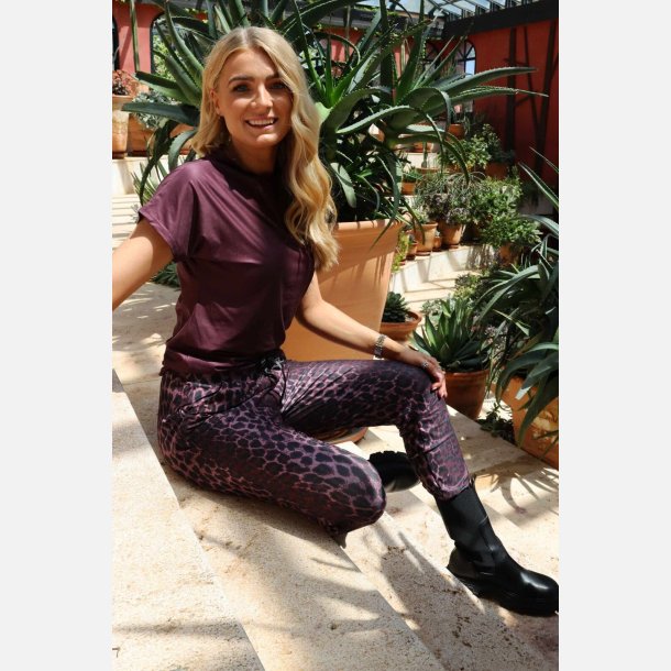 Liberte Essentiel Alma bukser bordeaux lux leo