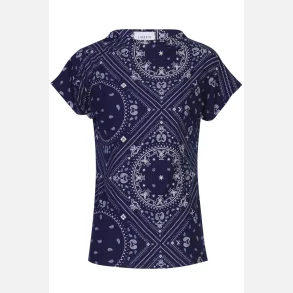 Liberte Essentiel Alma Top Blue Scarf
