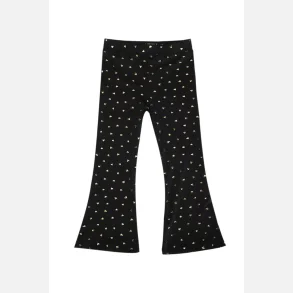 Liberte Ami Alma Flair Pants Kids Black Gold Heart