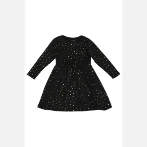 Liberte Ami Alma Babydoll Dress Black Gold Heart