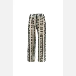 Liberte Essentiel Croc Pants Black Creme Stripe