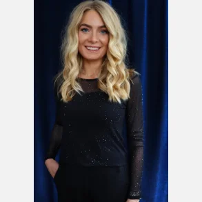 Liberte Eseentiel MESH LS SPARKLE TOP