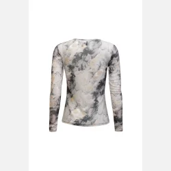 Liberte Essentiel Mesh Tshirt Black Grey Marble