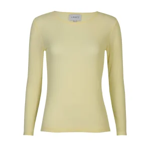 Liberte Essentiel Mesh LS Tshirt Yellow Small Flock Dot