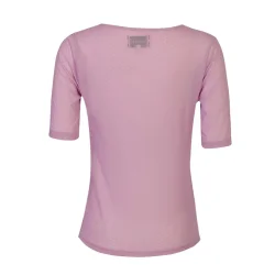 Liberte Essentiel Mesh SS Tshirt Lavender