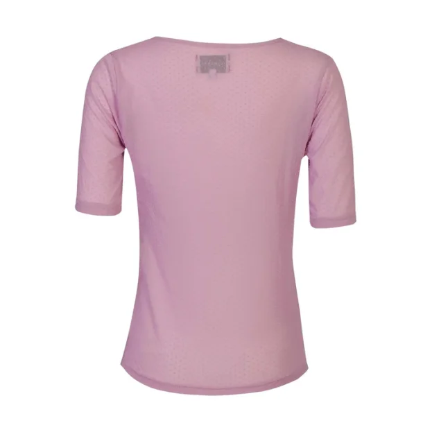 Liberte Essentiel Mesh SS Tshirt Lavender