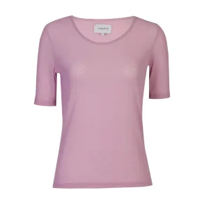 Liberte Essentiel Mesh SS Tshirt Lavender