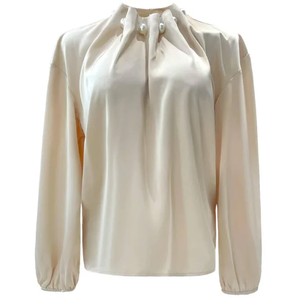 Liberte Essentiel Pip Pearl Blouse Champagne