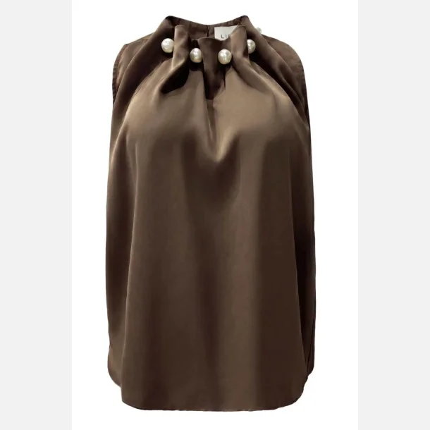 Liberte Essentiel Pip Pearl Top Brown