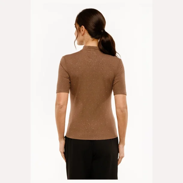 Liberte Essentiel Tammi SS Blouse Brown