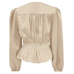 Liberte Essentiel Tiki Twist Blouse Champagne 