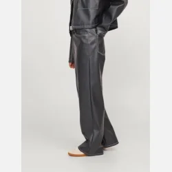 JJXX Lila Tokyo high waist PU bukser sort