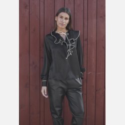 Love &amp; Divine Love1241 skjorte  bluse sort 