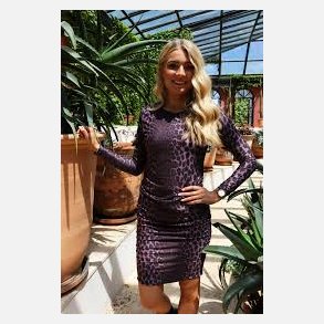 Liberte Alma kjole bordeaux lux leo