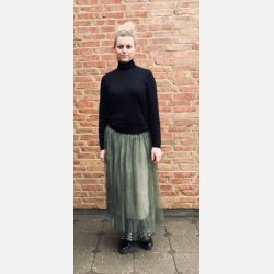 Soft Rebels Marla rullekrave - Vlg imellem beige &amp; sort 